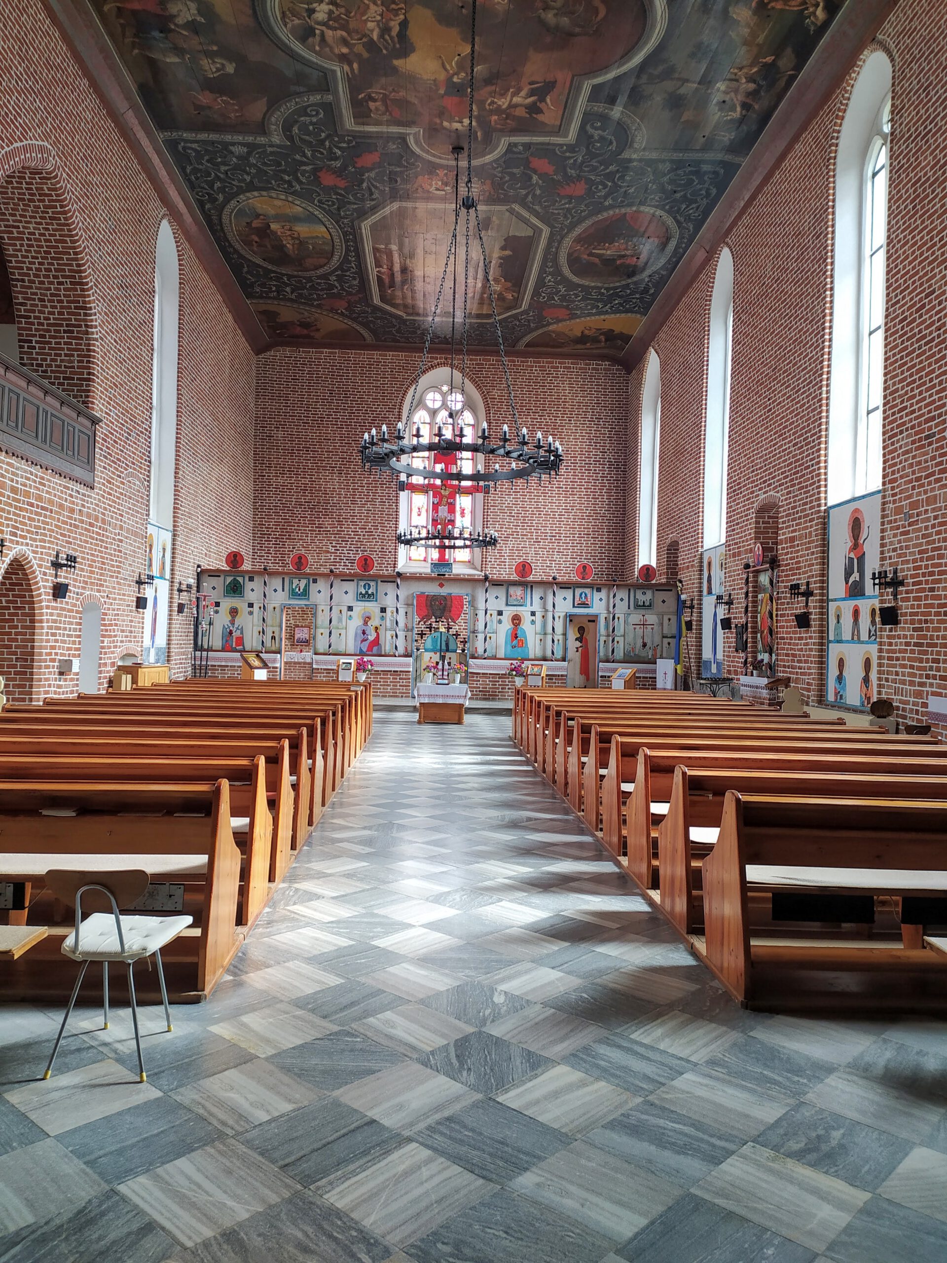 Wnętrze Cerkwi Grekokatolickiej w Górowie Iławeckim
