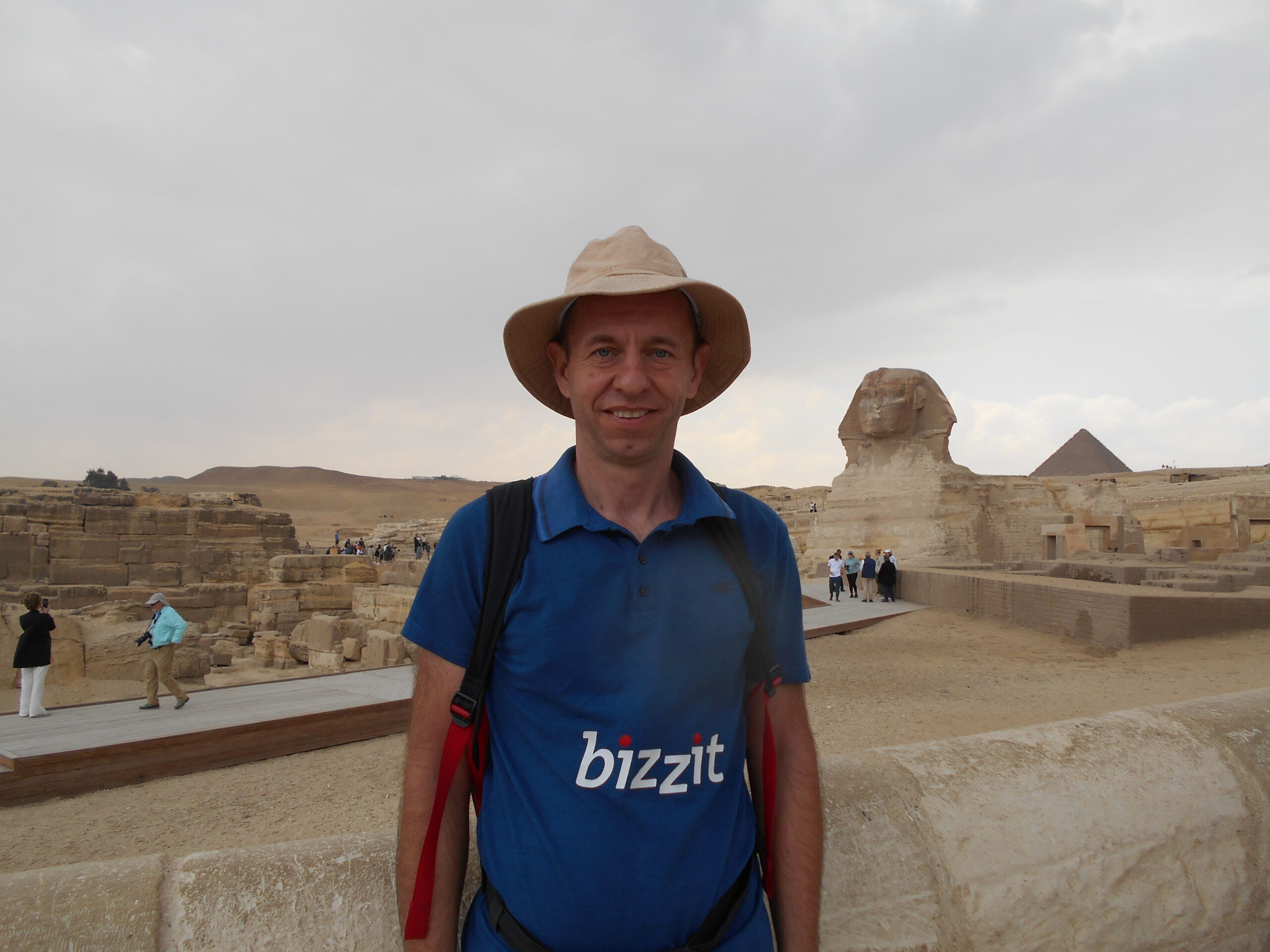 Wizytę w Gizie rozpoczynam od spotkania ze Sfinksem
