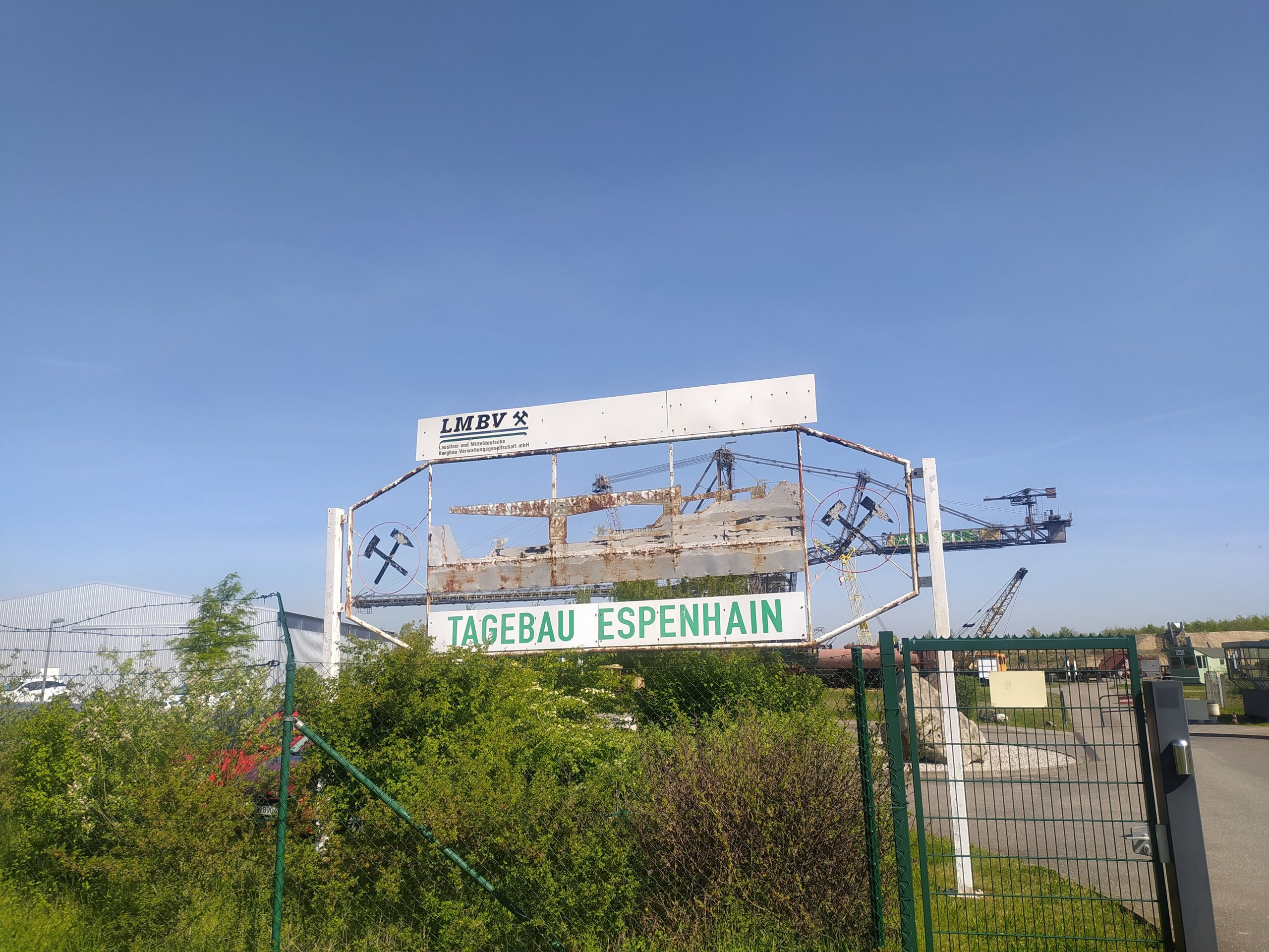 Maszyny górnicze w Bergbau Technik Park koło Lipska
