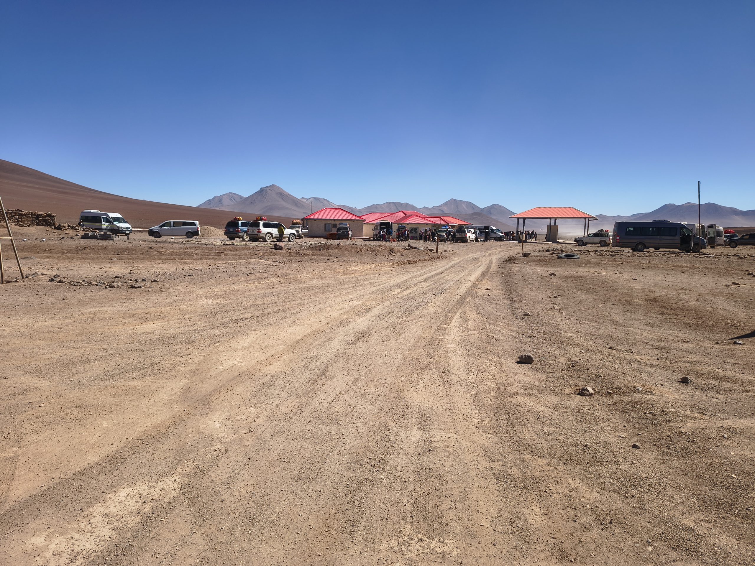 Boliwijskie przejście graniczne na Pustyni Atacama