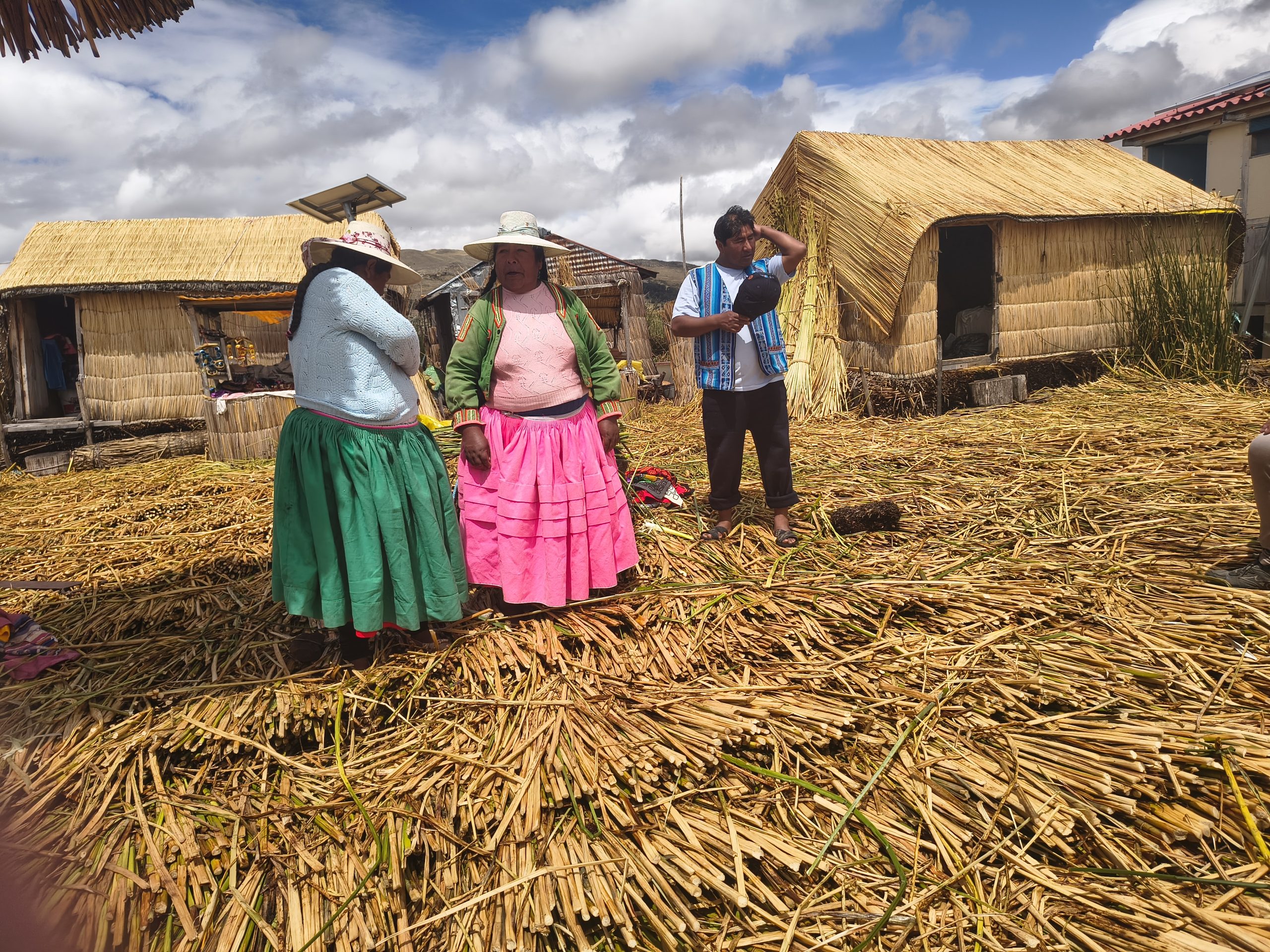 Mieszkańcy wysp Uros