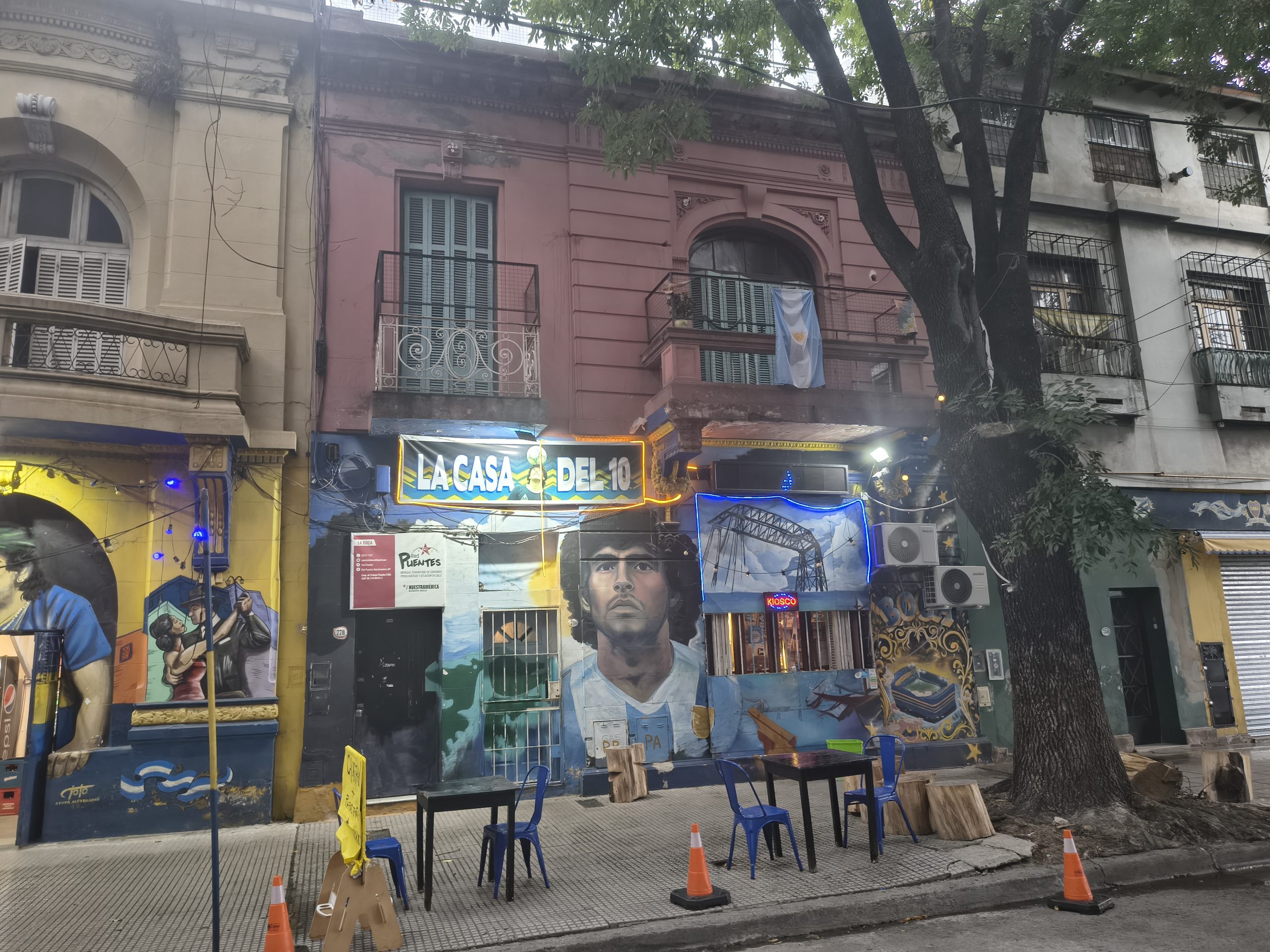 Dzielnica La Boca żyje piłką nożną