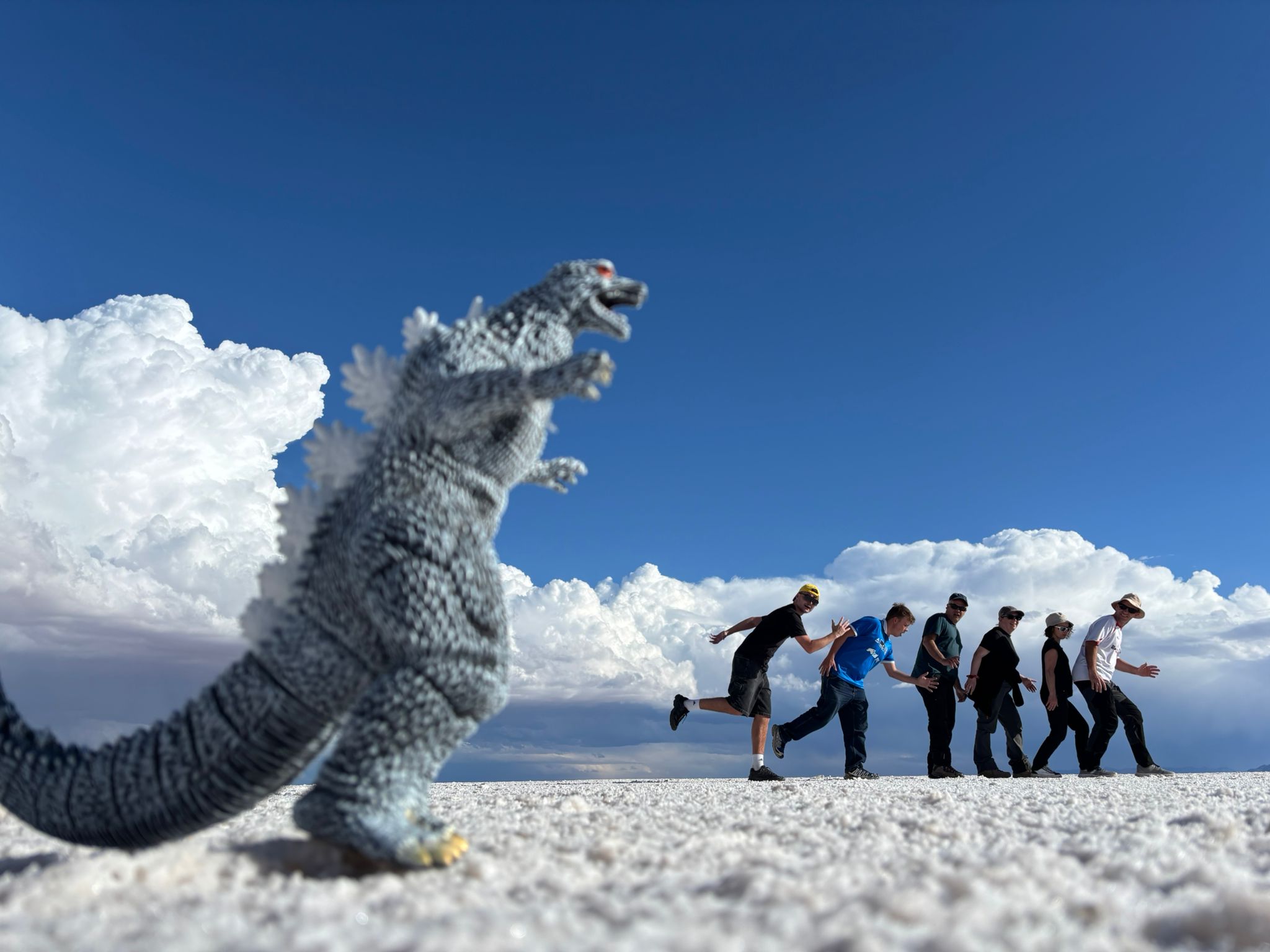 Wesołe zdjęcia są nieodłącznym elementem wizyty na solnisku