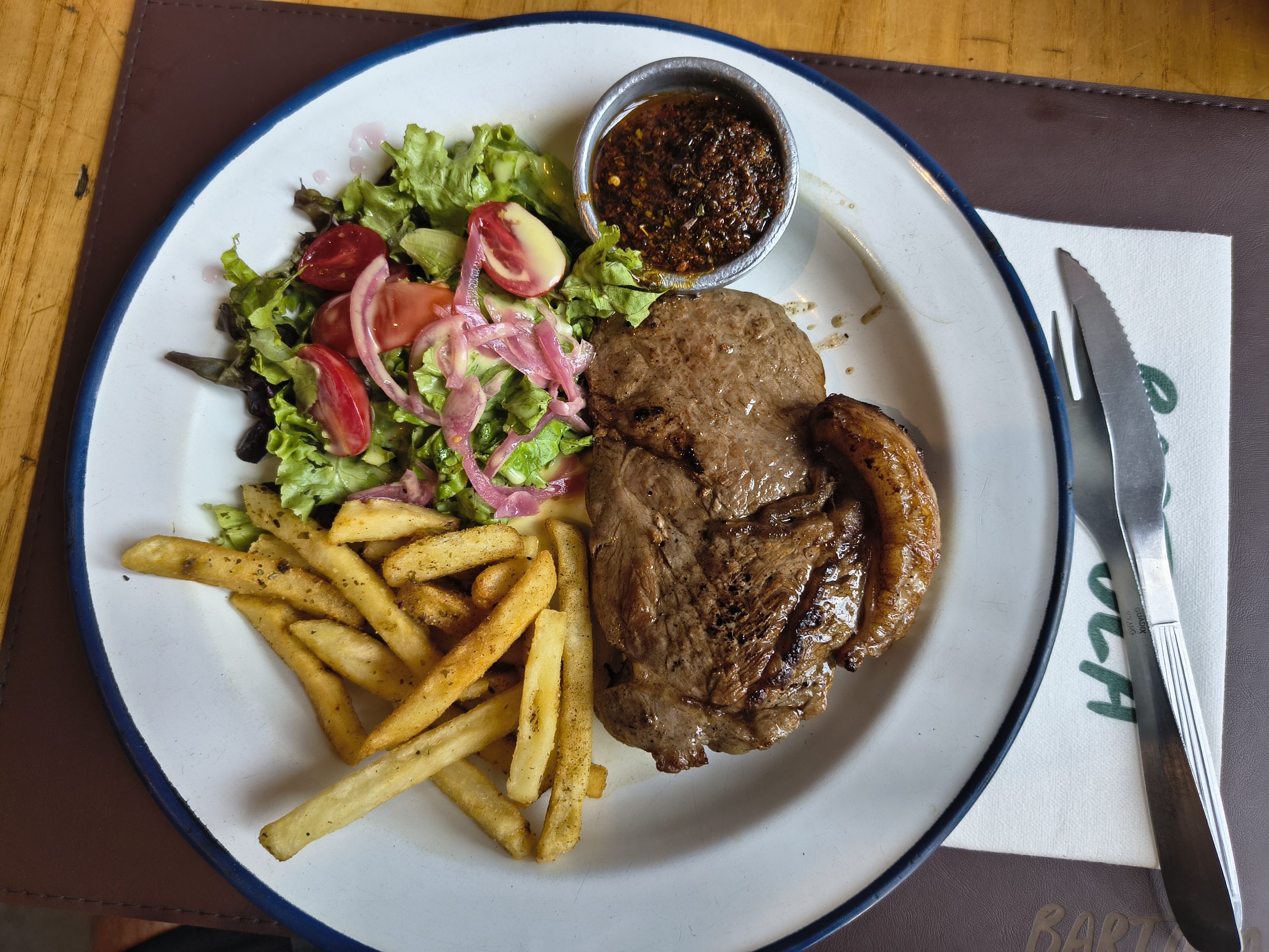 Mój pierwszy stek w Argentynie - rewelacja!