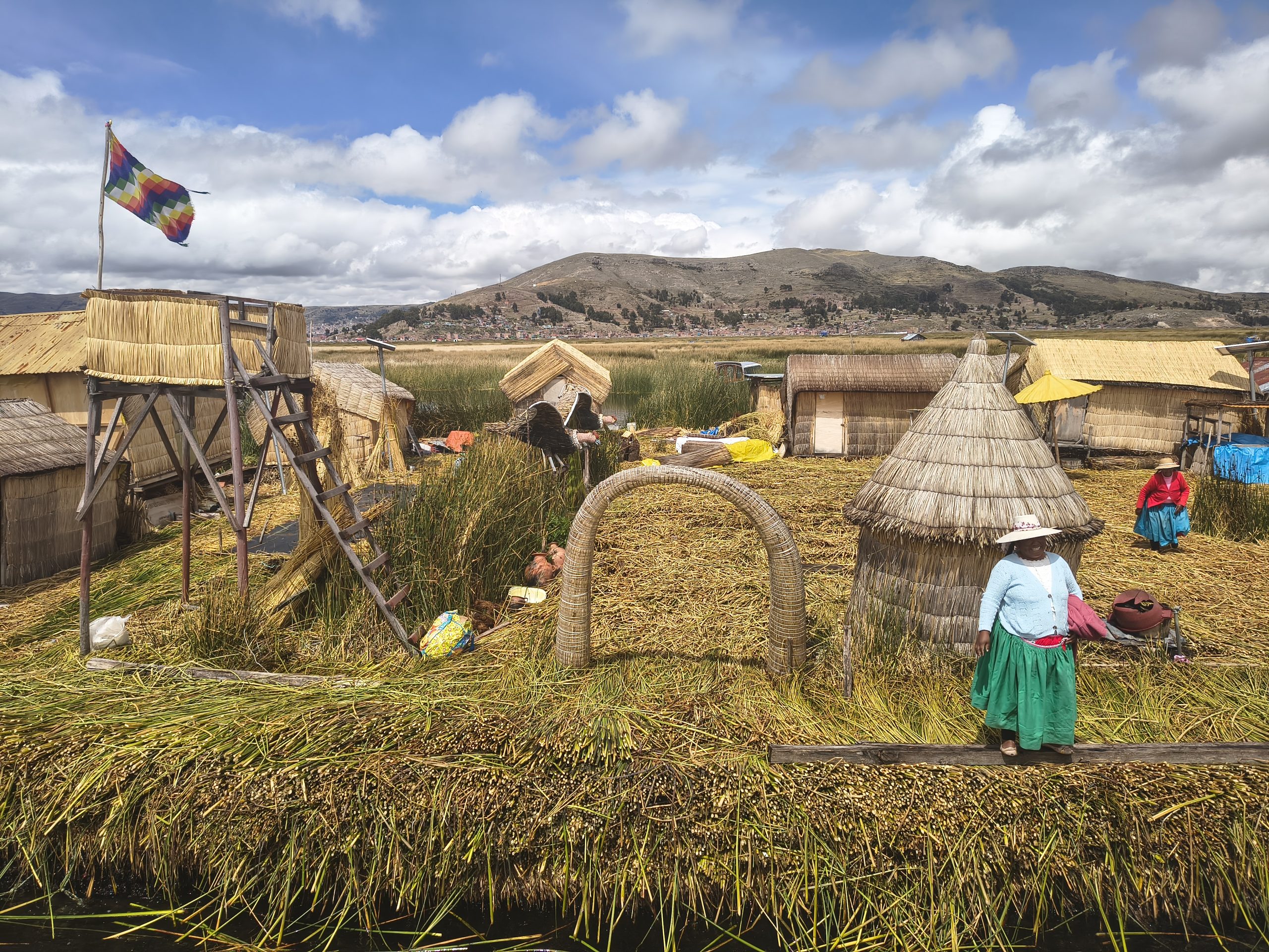 Pływająca wyspa Uros