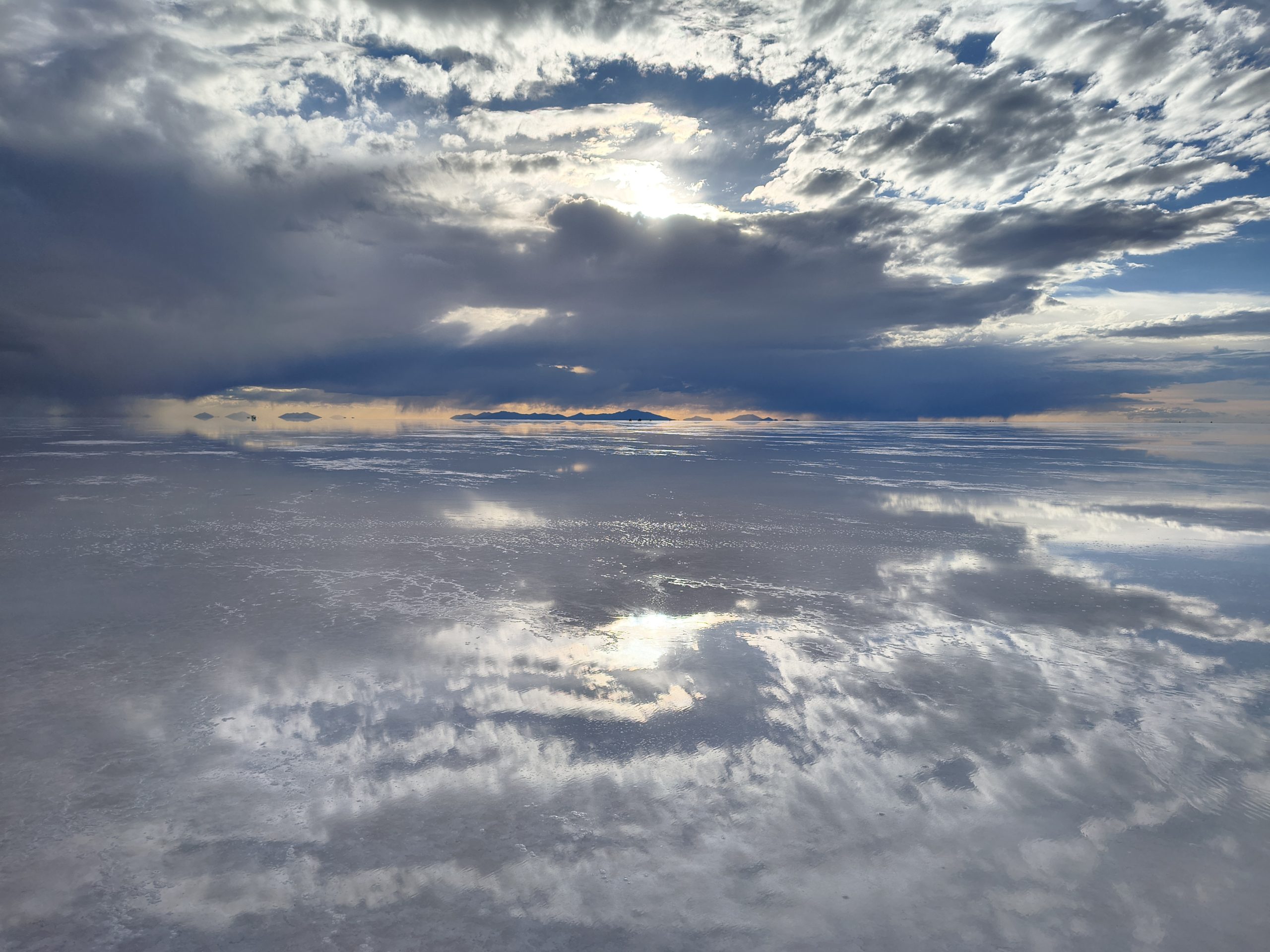 Zachód słońca na Salarze