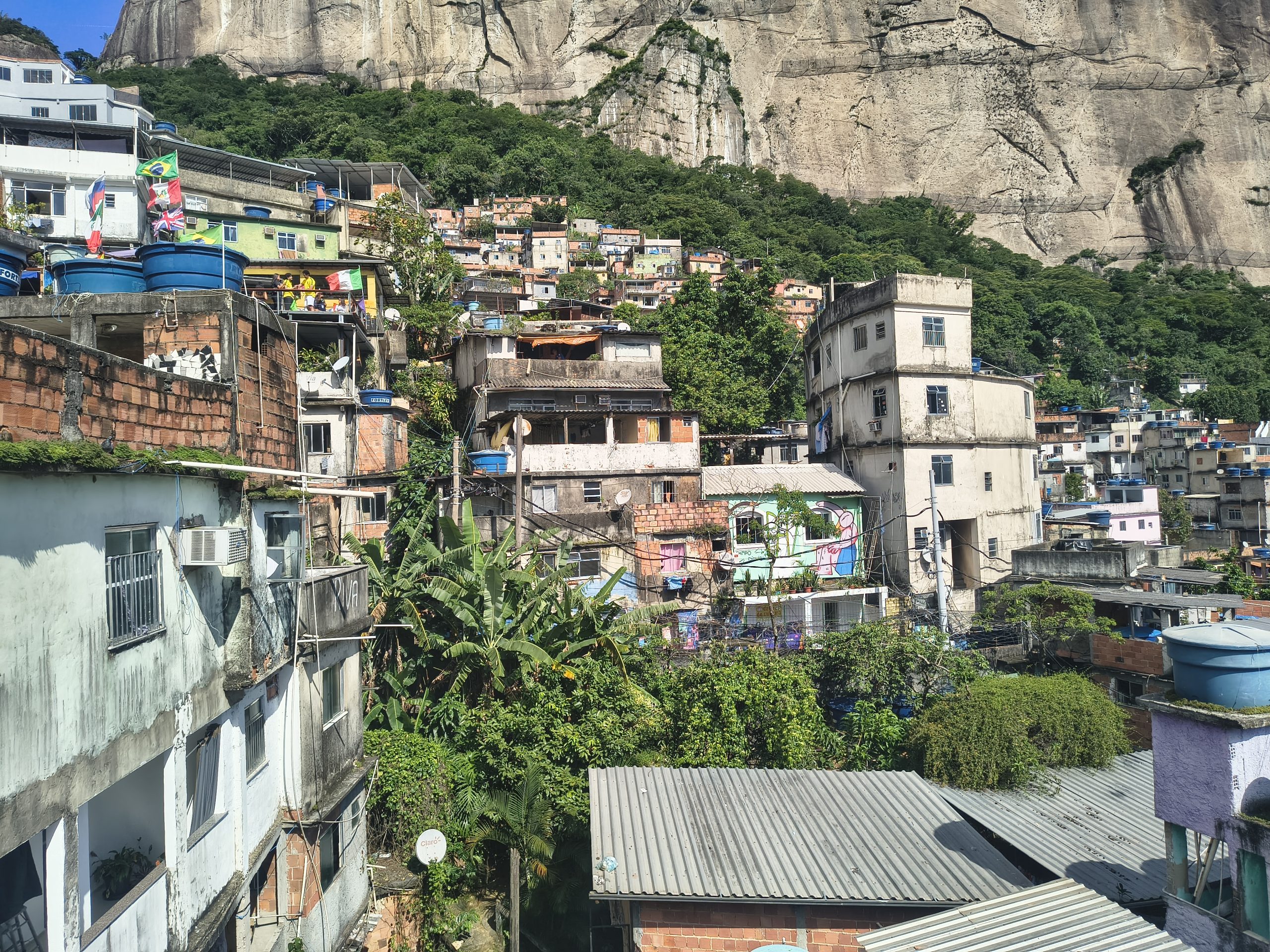 Favela Rocinha w Rio de Janeiro