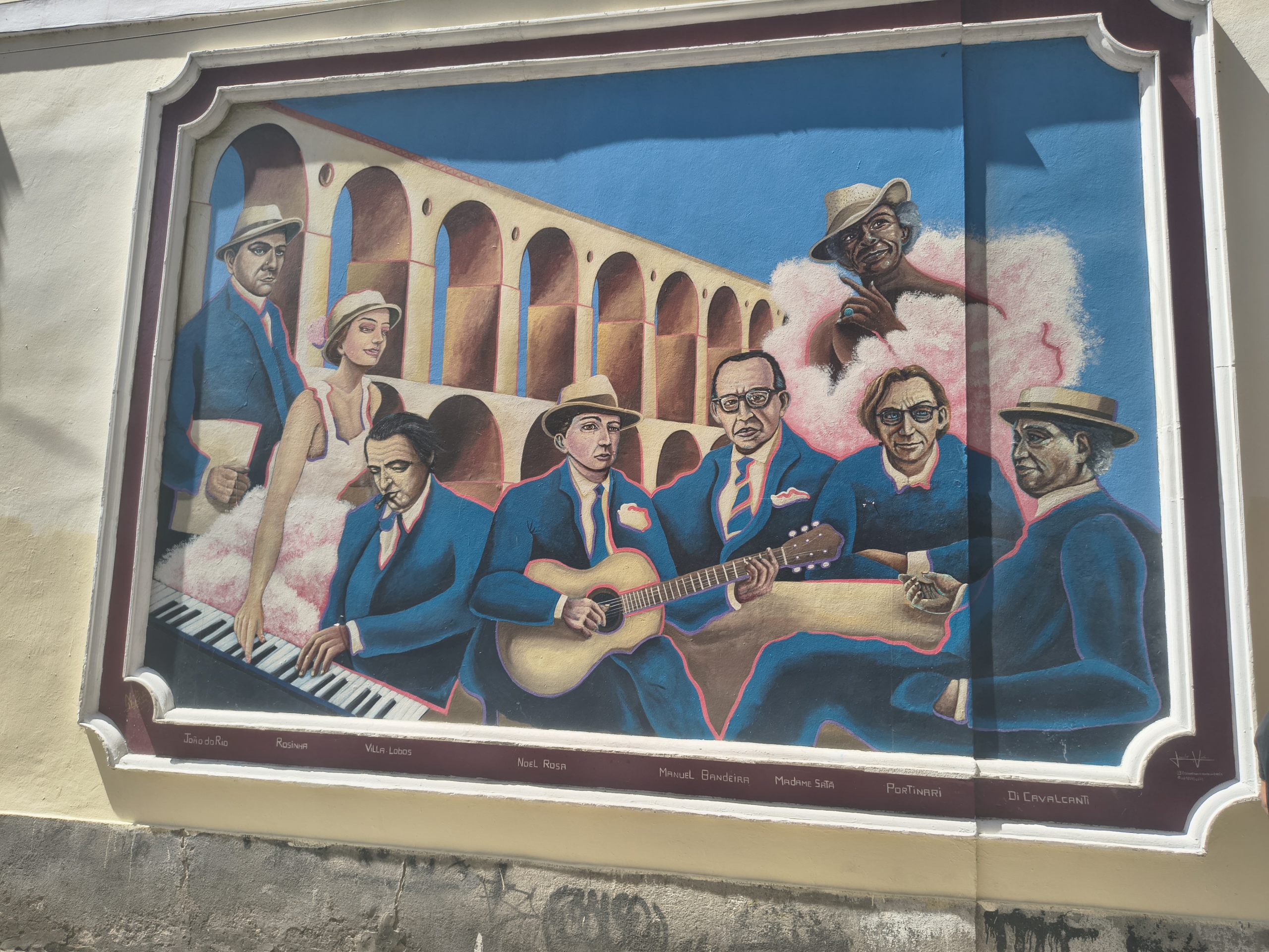Mural w Rio de Janeiro
